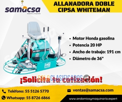 Allanadora de doble Witheman Opciones de 36” Y 48