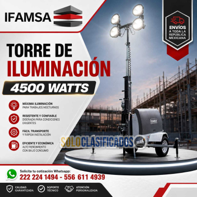 TORRES DE ILUMINACIÓN CIPSA MODELO CTI 4500...