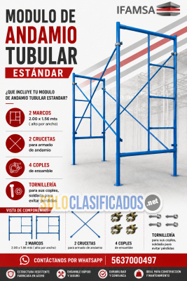 Modulo de Andamio Tubular Estándar...