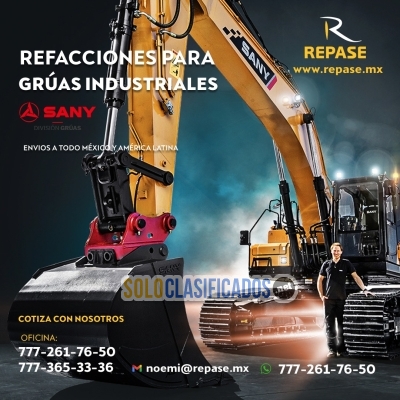 REFACCIONES PARA GRUAS INDUSTRIALES SANNY... 