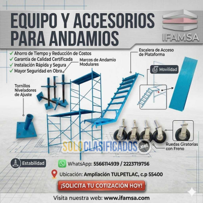 Solo Clasificados - ACCESORIOS PARA ANDAMIOS  IDEAL PARA CONSTRUCCION - imagen: 1