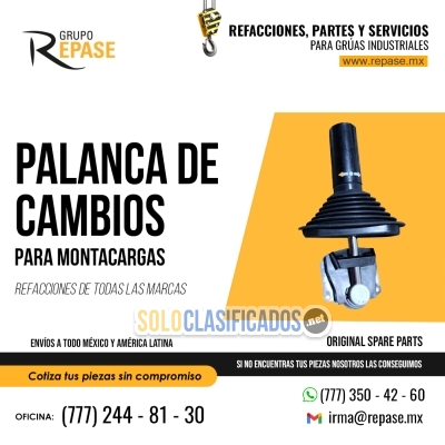 PALANCA DE CAMBIOS PARA MONTACARGAS Y GRUAS... 