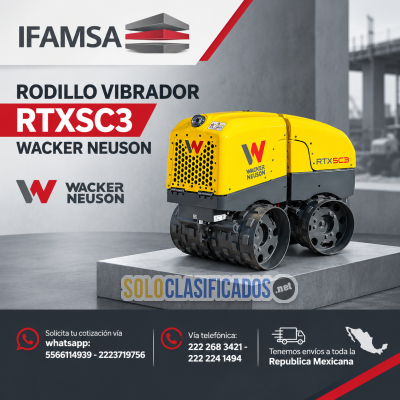 RODILLO VIBRADOR RTXSC3 WACKER NEUSON...