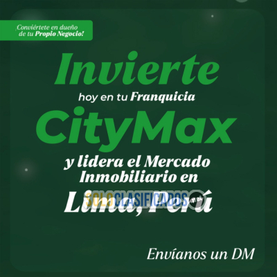 Haz Crecer tu Negocio con una Franquicia Inmobiliaria CityMax en ... 