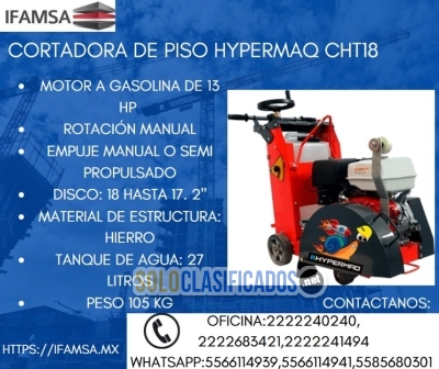 Venta de equipo de corte Cortadora de piso Hypermaq entrega inmed... 