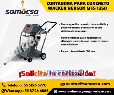CORTADORA PARA CONCRETO WACKER NEUSON MFS 1350... 