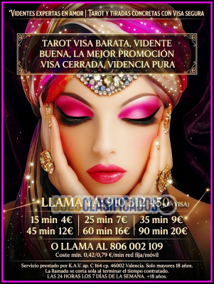 Solo Clasificados - TAROT BARATO FIABLE Y ECONOMICO VIDENTES DIRECTAS SIN RODEOS TRATO PERSONALIZADO VID - imagen: 1