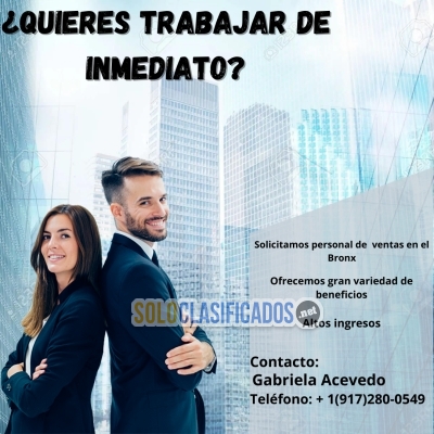 Empleos en el Bronx te esperamos... 