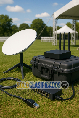 Solo Clasificados - INTERNET SATELITAL Y REDES DE ALTA VELOCIDAD PARA EVENTOS - imagen: 2