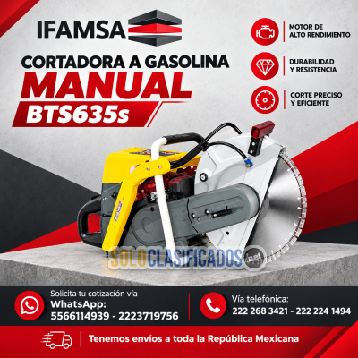 CORTADORA A GASOLINA MANUAL BTS635s...