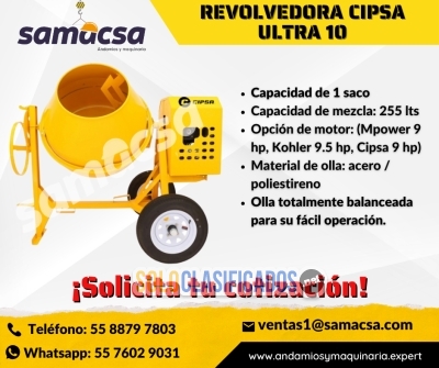 Solo Clasificados - REVOLVEDORA CIPSA ULTRA 10 – SAMACSA MAQUINARIA - imagen: 1
