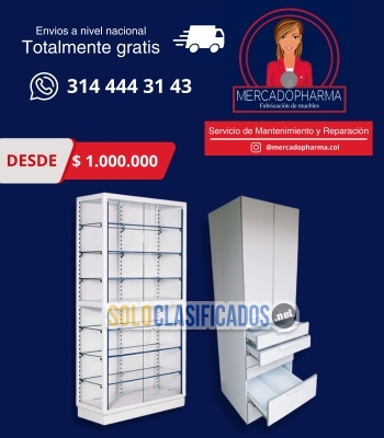 mueble mostrador exhibidor economico medellin... 