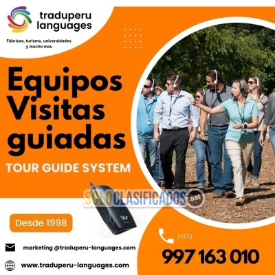 Traduperu languages / Equipos portátiles traducción LIMA / PERU... 