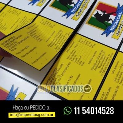 Solo Clasificados - Etiquetas para productos en papel autoadhesivo o polylaser - imagen: 3