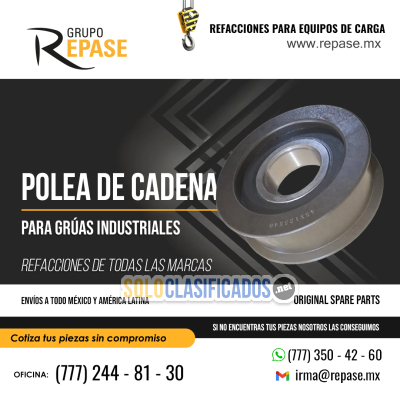 polea de cadena para grúas industriales repase mx...