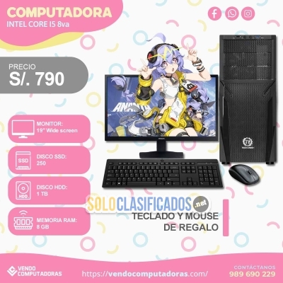 Solo Clasificados - ¡No esperes más! Llévate tu PC Intel i5 HOY MISMO - imagen: 2