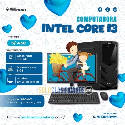 Solo Clasificados - OFERTÓN del Día del Padre! PC Intel Core i3 - imagen: 4