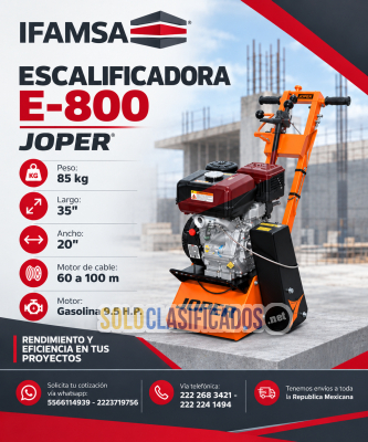 E800 JOPER            ESCALIFICADORA...