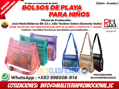 Solo Clasificados - Fabricantes de Bolsos de Playa en Quito Ecuador - imagen: 3