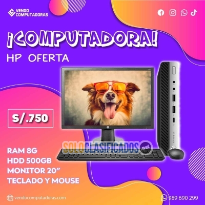 PC CORE I5 CON ENTREGA RÁPIDA NO TE LO PIERDAS!  ¡PC CORE I5 + MO... 