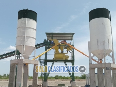 90 m³/h Concrete Batching Plant – Twin Shaft Mixer + Houston... 