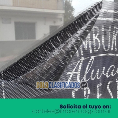 Solo Clasificados - Ploteo En Vinilo Microperforado Impreso - imagen: 2
