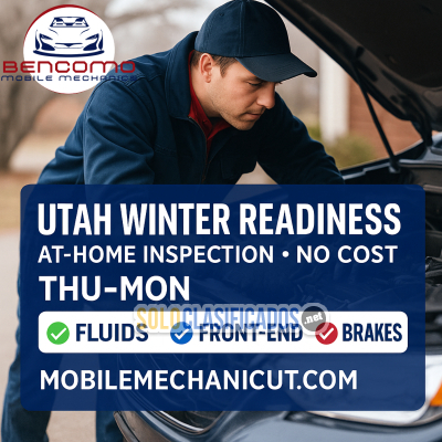 Utah Winter Readiness — AtHome Vehicle Inspection (Thu–Mon)...