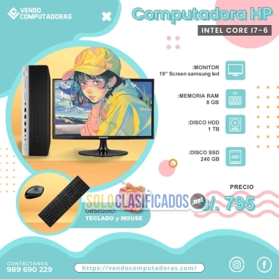 Solo Clasificados - PC Intel i76  ¡La potencia que necesitas lista para trabajar! - imagen: 5