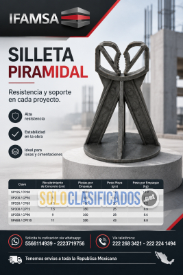 SILLETA PIRAMIDAL EN IFAMSA...