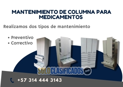 Mantenimiento de columna para medicamentos en Colombia... 