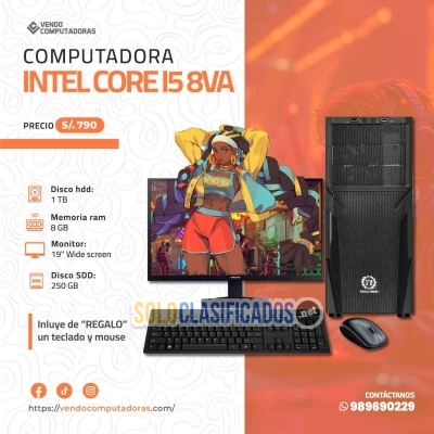 Solo Clasificados - Computadora con regalos y garantía - imagen: 3