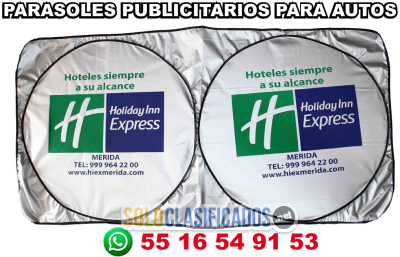 Solo Clasificados - PARASOLES PARA AUTO PERSONALIZADOS PARA CAMPAÑAS - imagen: 3