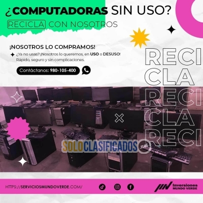 Solo Clasificados - ¡CONTRIBUYE CON EL PLANETA Y GANA DINERO! - imagen: 10