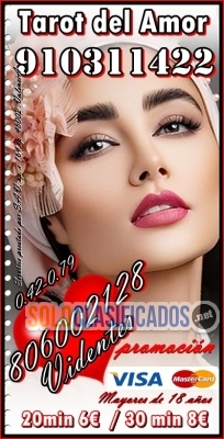 TAROT DEL AMOR  910311422 solo 4eur 15 min/ 6eur  20min Expertas ... 
