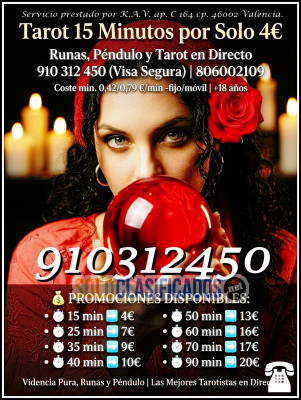 Solo Clasificados - SUPER OFERTAS EN TAROT VISA LINEA DIRECTA CON VIDENTES/ CLARIVIDENTES/ MEDIUM /FECHAS/ tiradas completas cartomantes expert - imagen: 1