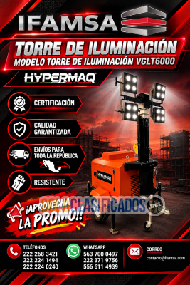 Solo Clasificados - Torre de iluminacion Modelo vglt6000 HYPERMAQ - imagen: 1