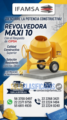 Revolvedora MAxi10 con el respaldo de Cipsa...