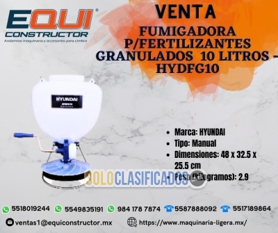 Venta Fumigadora P/Fertilizantes HYDFG10... 