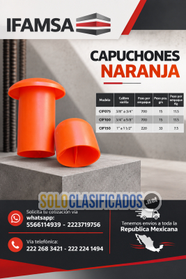 CAPUCHON PARA VARILLA NARANJA IFAMSA...