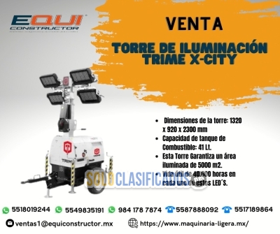 Venta Torre de Iluminación Trime XCity en Baja California... 