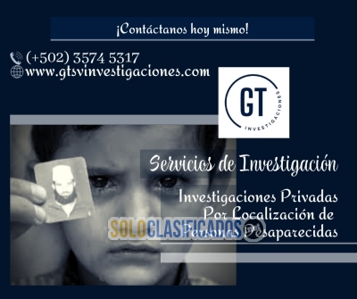 INVESTIGACIONES PRIVADAS POR LOCALIZACION DE PERSONAS... 