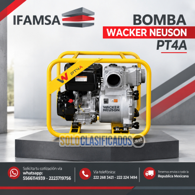 BOMBA WACKER NEUSON PT4A...