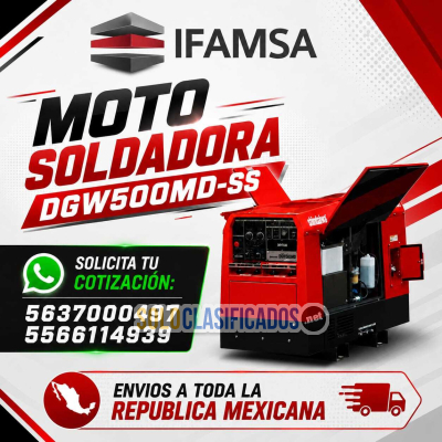 MOTO SOLDADORA DGW500MDSS envíos a todo México...
