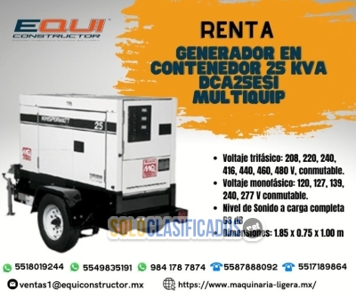 Venta generador de contenedor 25 kva... 