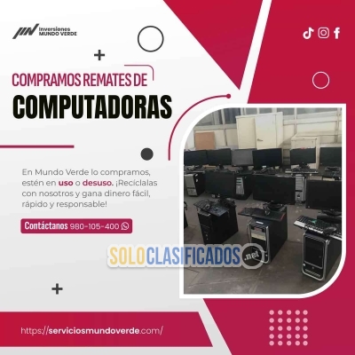 Solo Clasificados - Recicla tus Equipos Electrónicos y Cuida el Planeta - imagen: 4