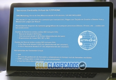 CENTRALITA VIRTUAL LLAMA Y PREGUNTA MAS INFORMACION... 