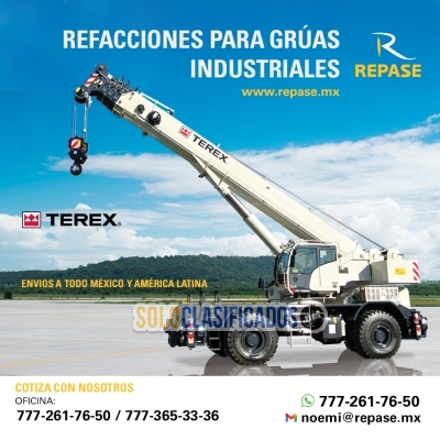 Refacciones TEREX para grúas industriales... 