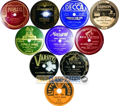 Lote de 786 discos de 78 rpm Gran colección de discos en inmejora... 