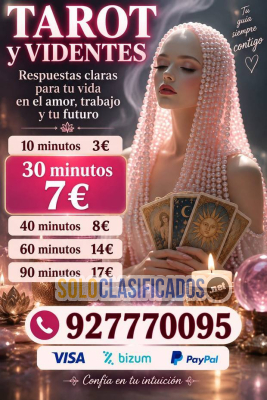 Tarot y videntes por teléfono desde 3 euros, atendemos las 24 hor...