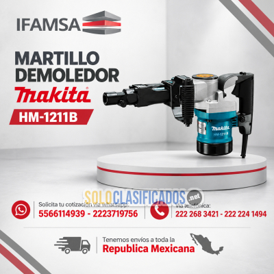MARTILLO DEMOLEDOR MAKITA HM1211B...